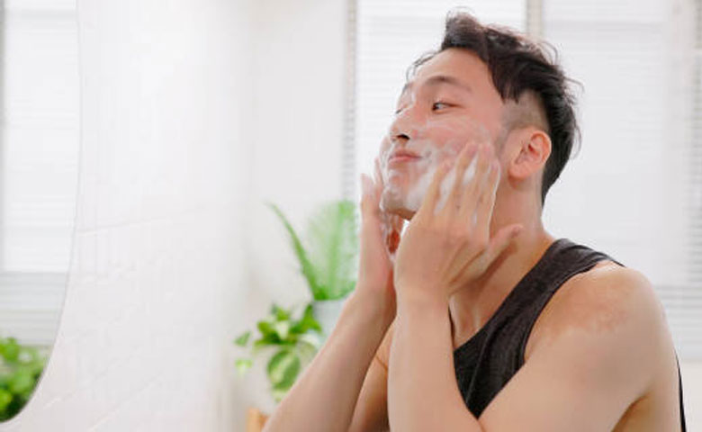 Application of Cleanser